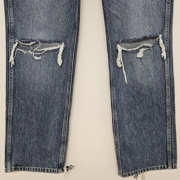 📌241 RE/DONE DISTRESSED  90S HIGH RISE LOOSE JEANS WOMEN'S SIZE 27 - Picture 7 of 15
